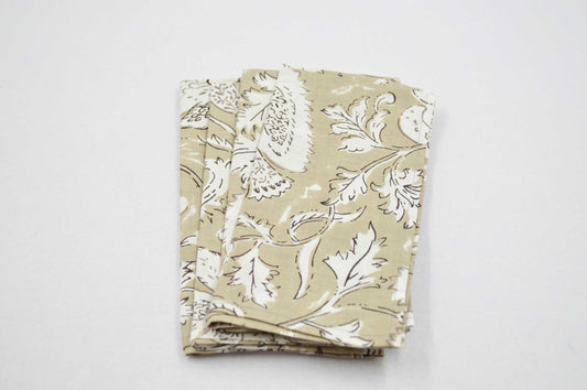 Napkins sets of 4, Grey, Neutral & Pink