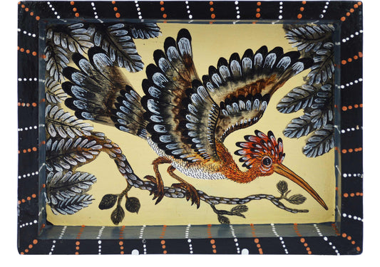 Naive Art Tray Small Hoopoe