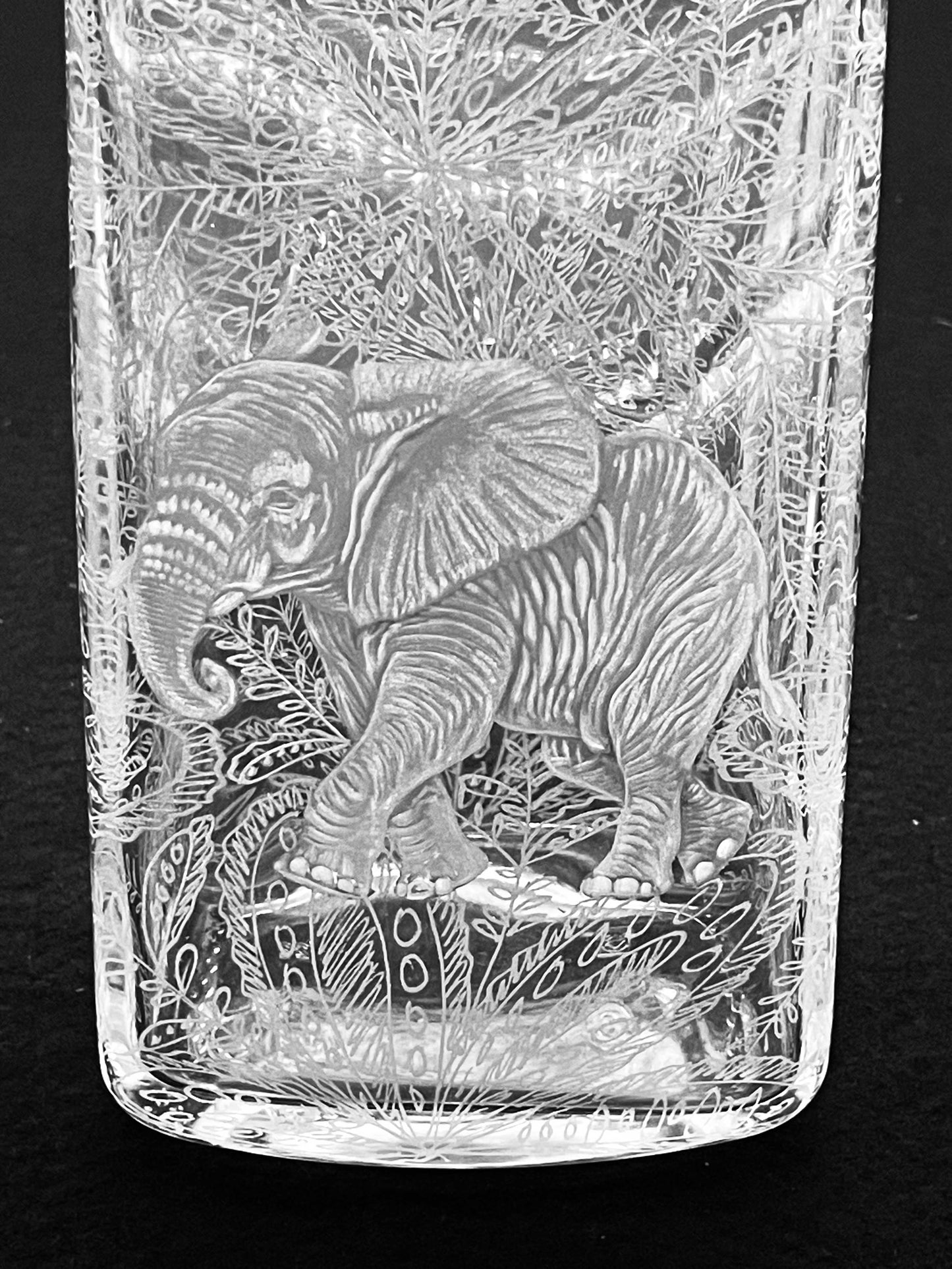 Bottles, Engraved with Hidden Elephant