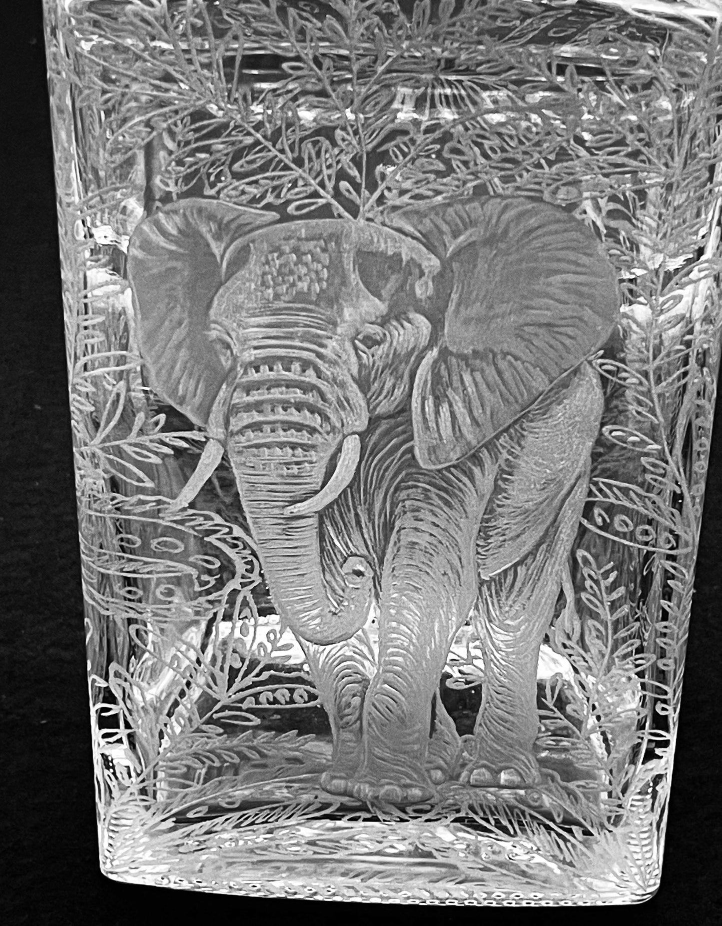 Bottles, Engraved with Hidden Elephant