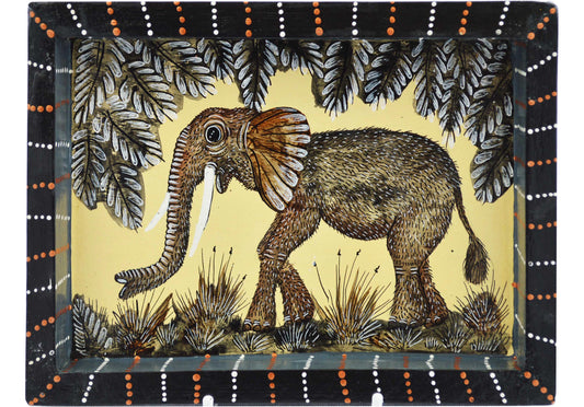 Naive Art Tray Small Elephant
