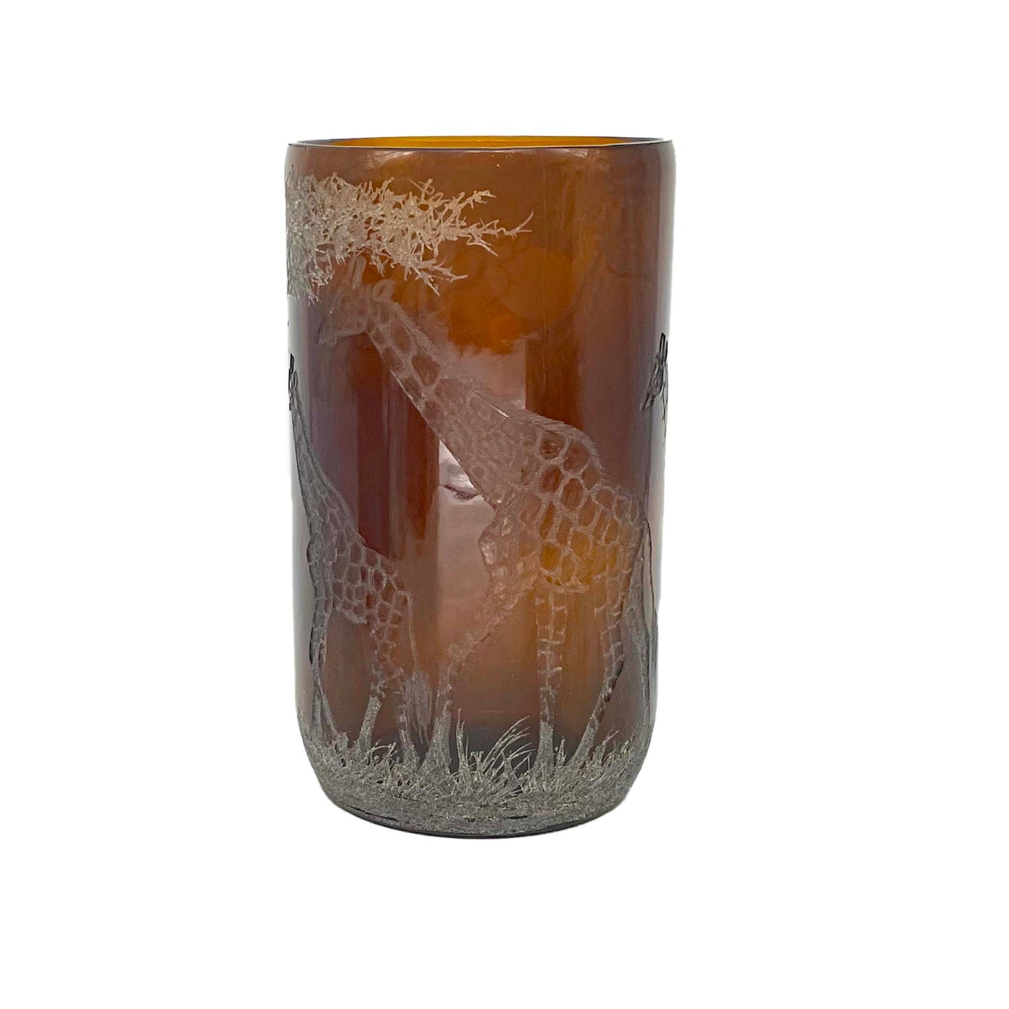 Extra Large Storm Lantern, Engraved with Giraffe (B)