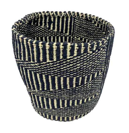 Large Sisal Flag Pattern Basket Bin/Containers
