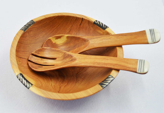 Olive Wood small salad bowl