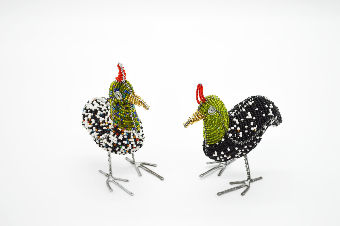 Beaded Guineafowl Ornament