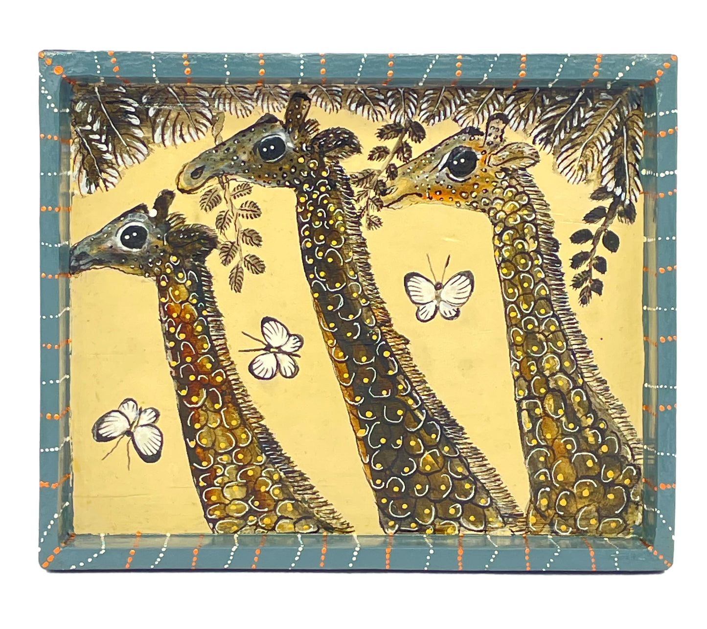 Naive Art Tray - Medium - Giraffe