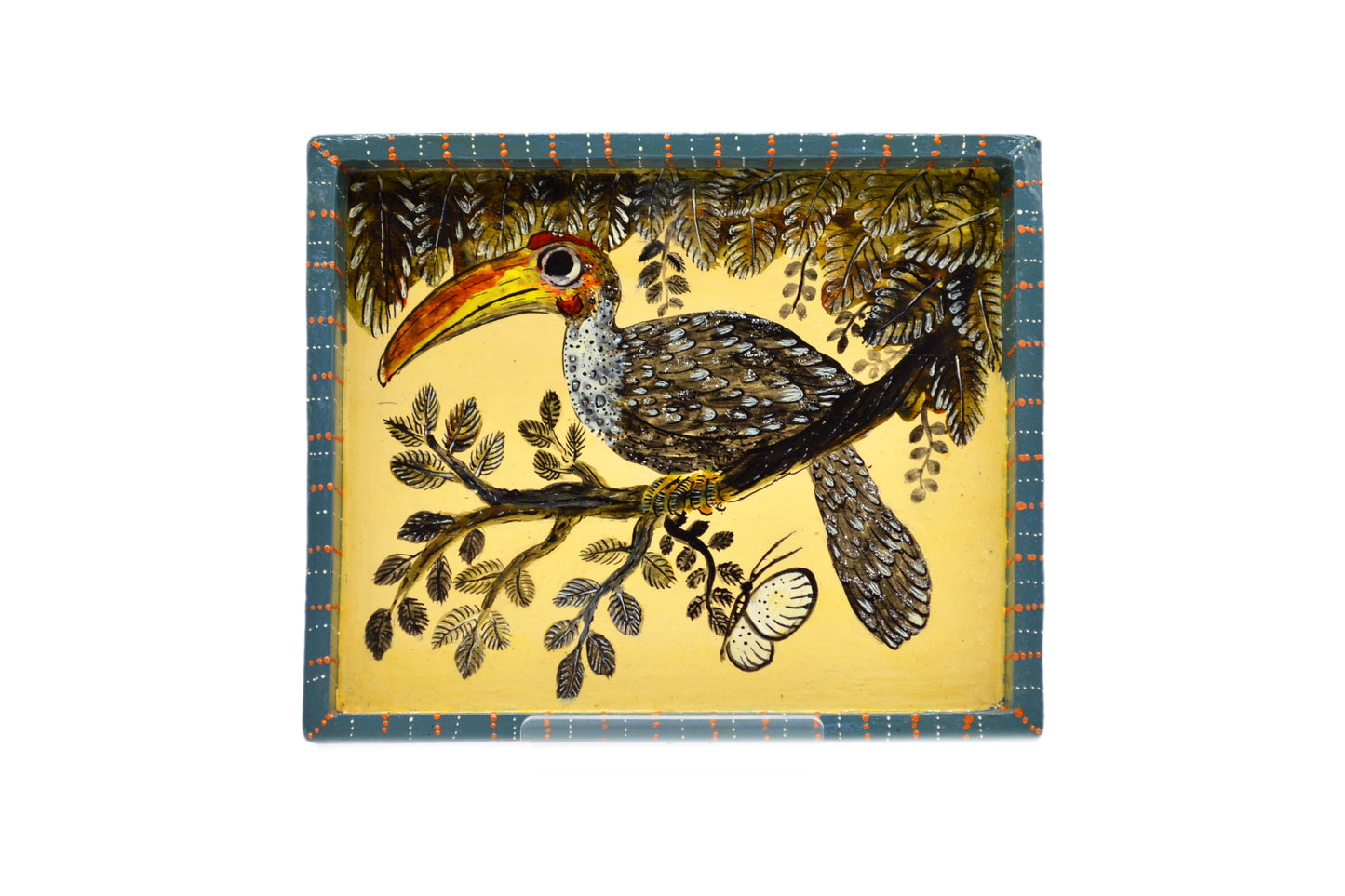 Naive Art Tray - Medium - Hornbill