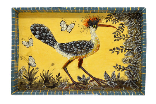 Naive Art Tray - Large - Birds