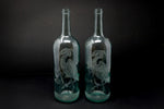 Bottles, Engraved with Heron