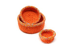 Basket sets with Beaded Trim