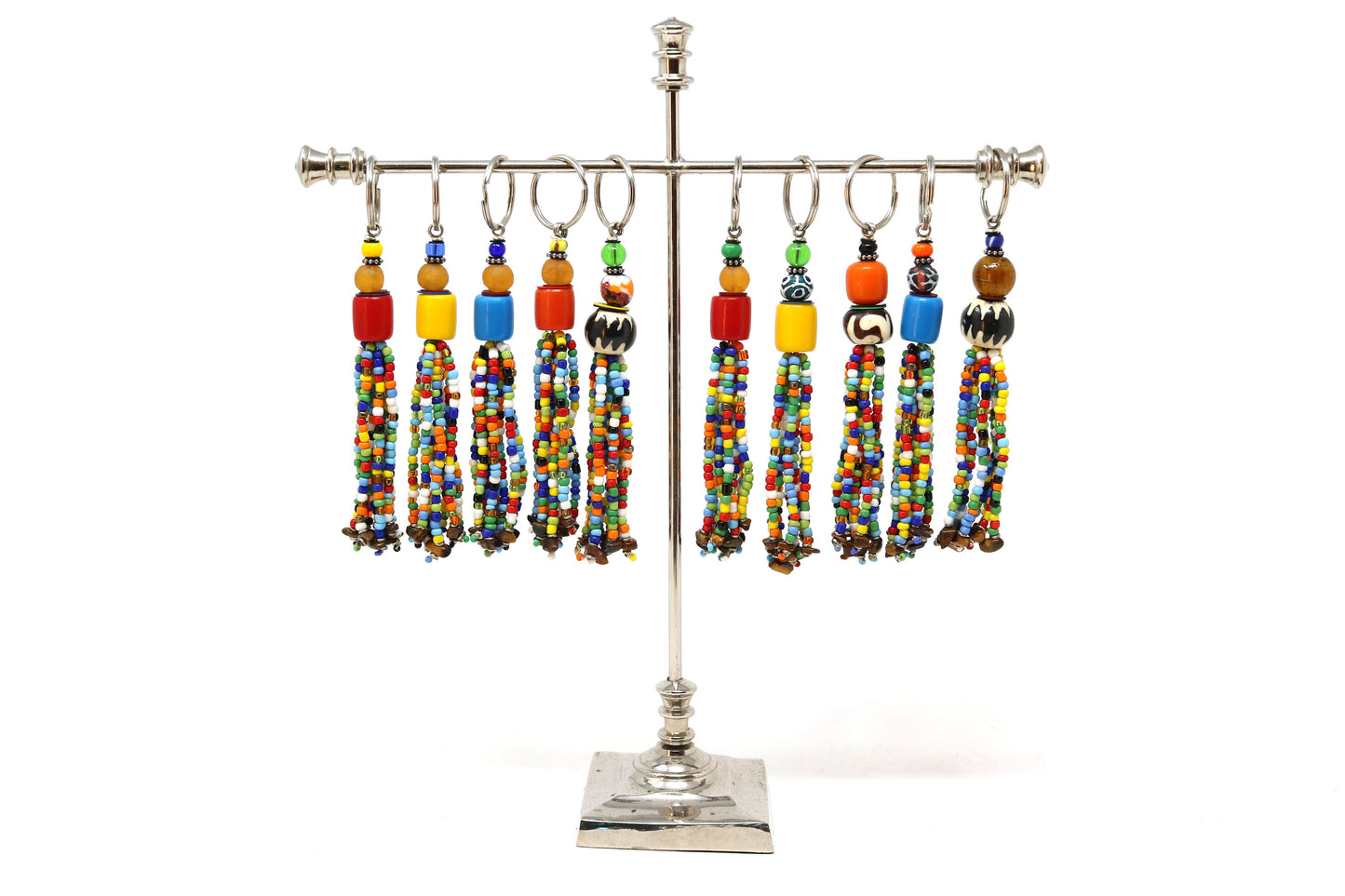 Beaded Keyring -Multicoloured