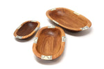 Olivewood Nesting Bowls Set of Three Oval