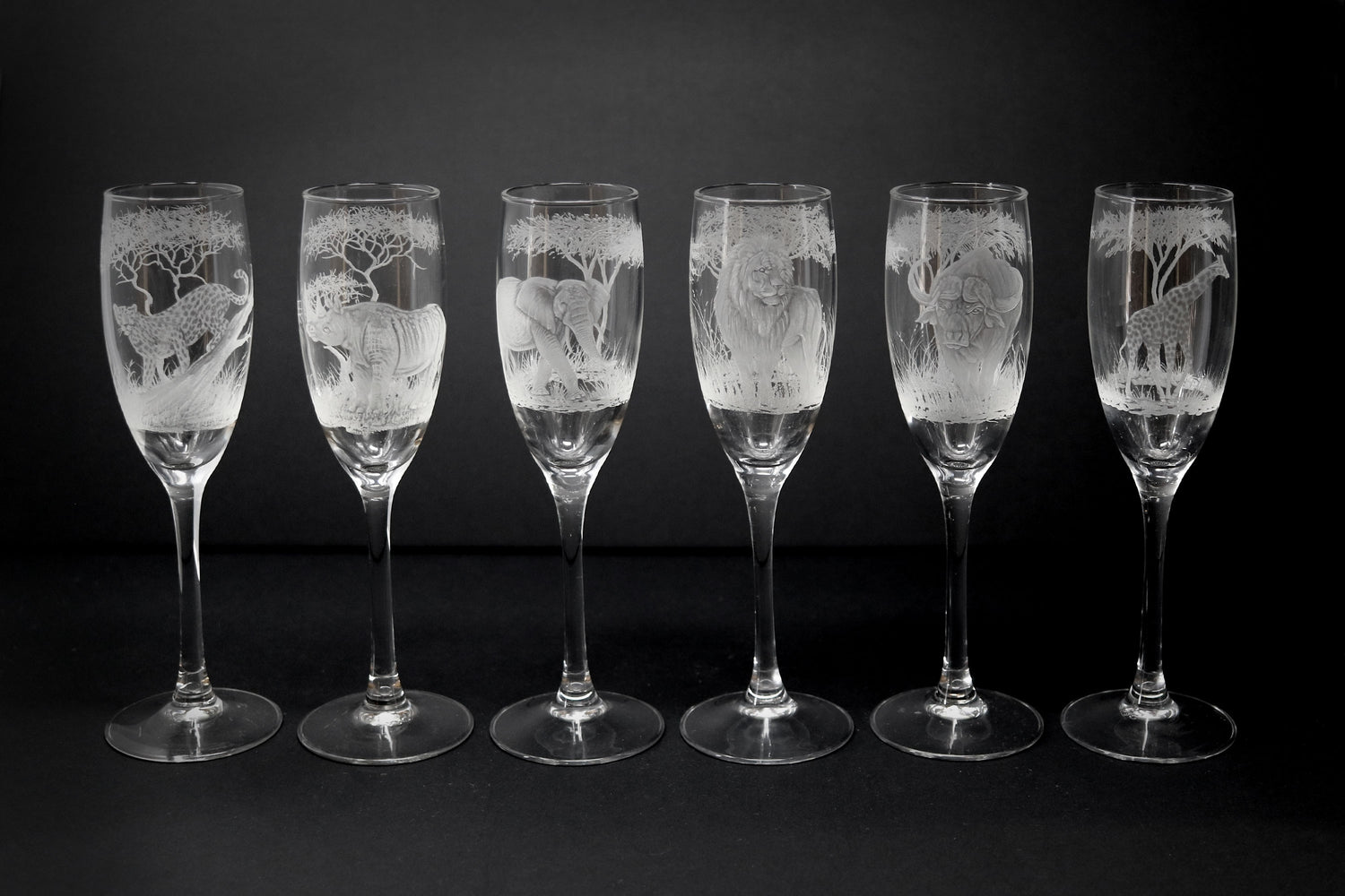 Engraved Clear Glass