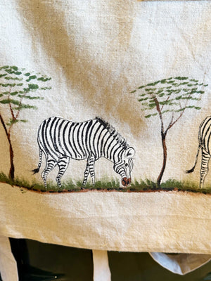 Aprons Hand Painted African Animals