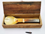 Ankole Cow Horn Salad Servers