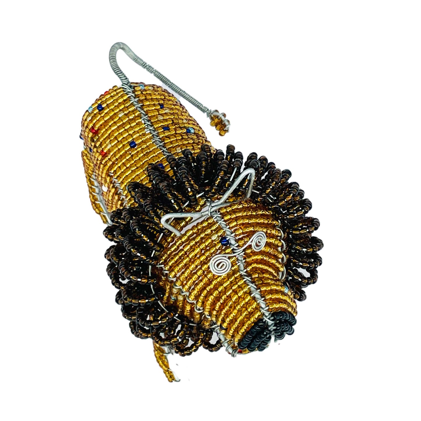 Beaded Lion Ornament