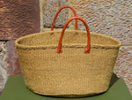 Wide Sisal Basket XL Latte