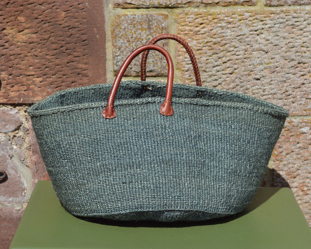 Wide Sisal Basket XL Grey