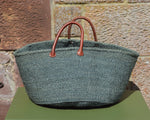 Wide Sisal Basket XL Grey