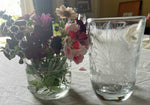 Vase, Engraved Dragonfly