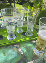 Beer Glasses, Engraved with African Animals