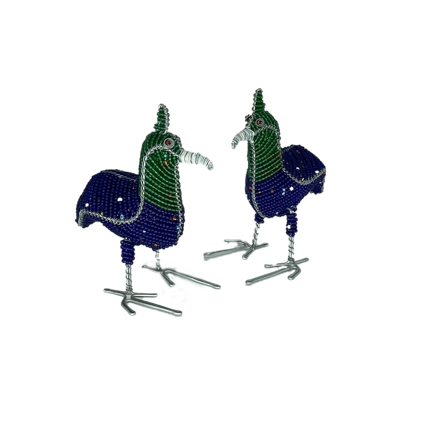 Beaded Guineafowl Ornament