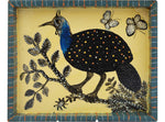 Naive Art Tray -Small - Guinea Fowl