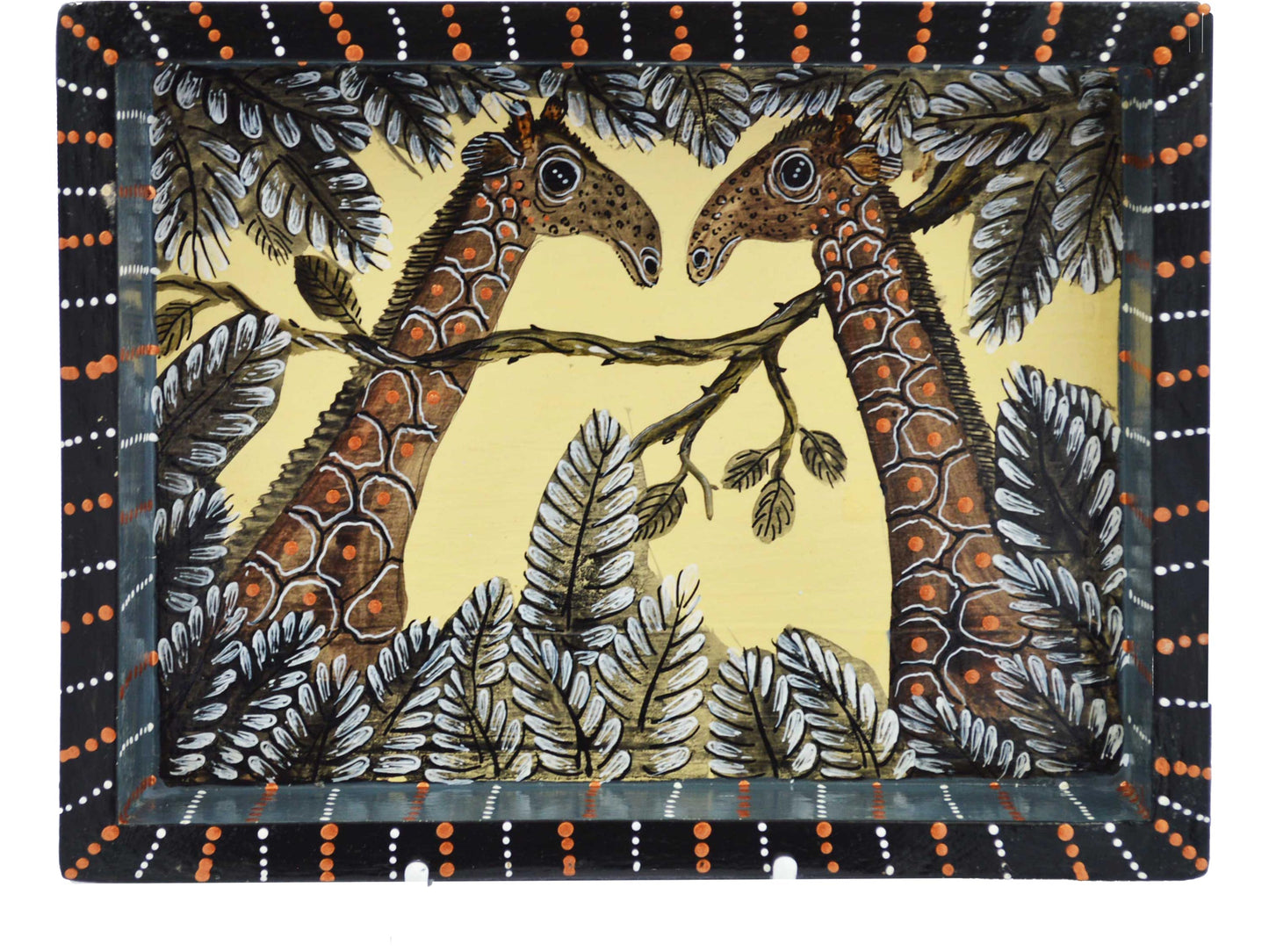 Naive Art Tray - Small - Giraffe