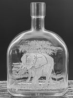 Bottles, Engraved with Elephant