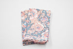 Napkins sets of 4, Grey, Neutral & Pink