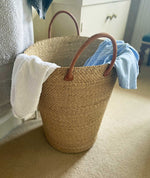 Large Tanzanian Sea Grass Laundry Basket.