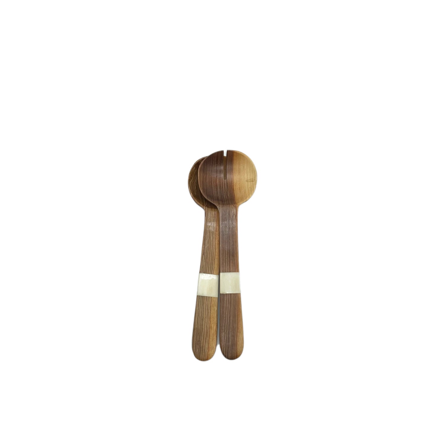 Olive Wood & Bone Comb Salad Servers
