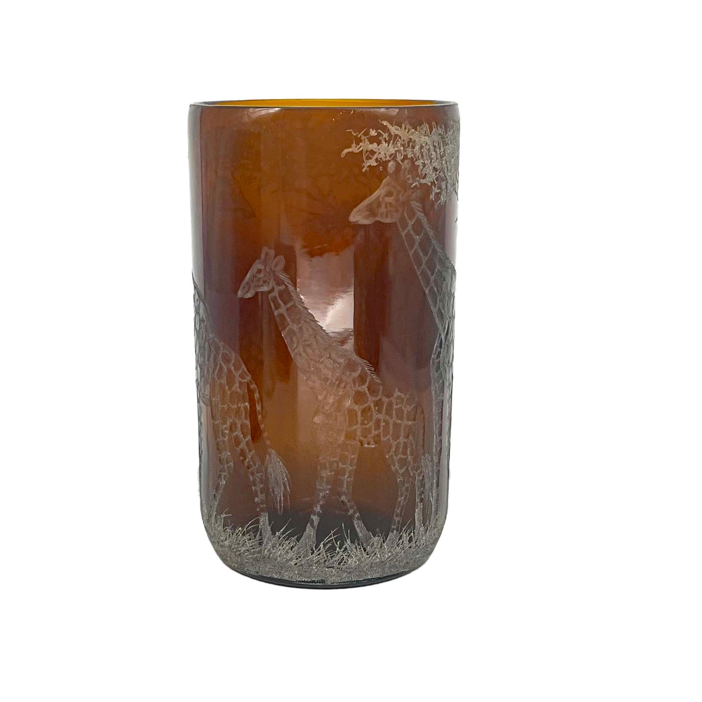 Extra Large Storm Lantern,  Engraved with Giraffe (B)