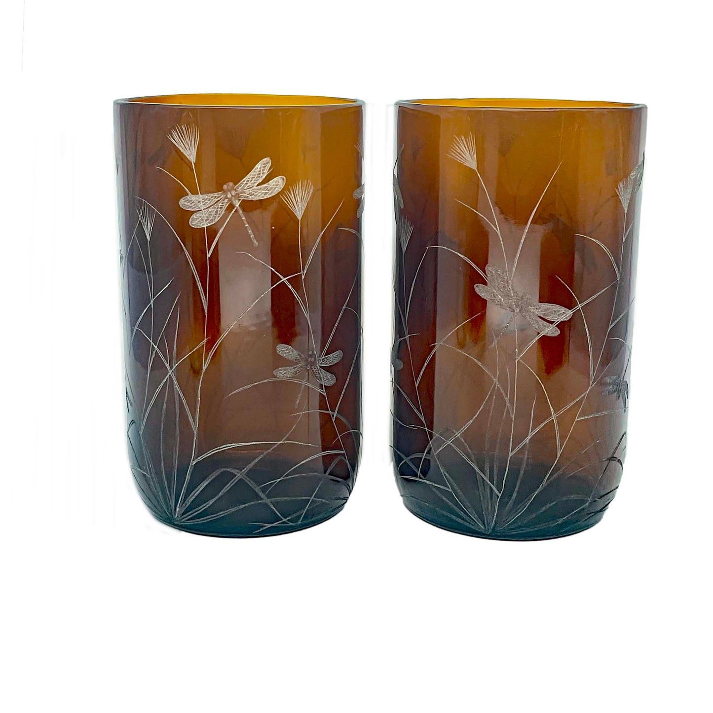 Extra Large Storm Lantern  Engraved with Dragon Fly