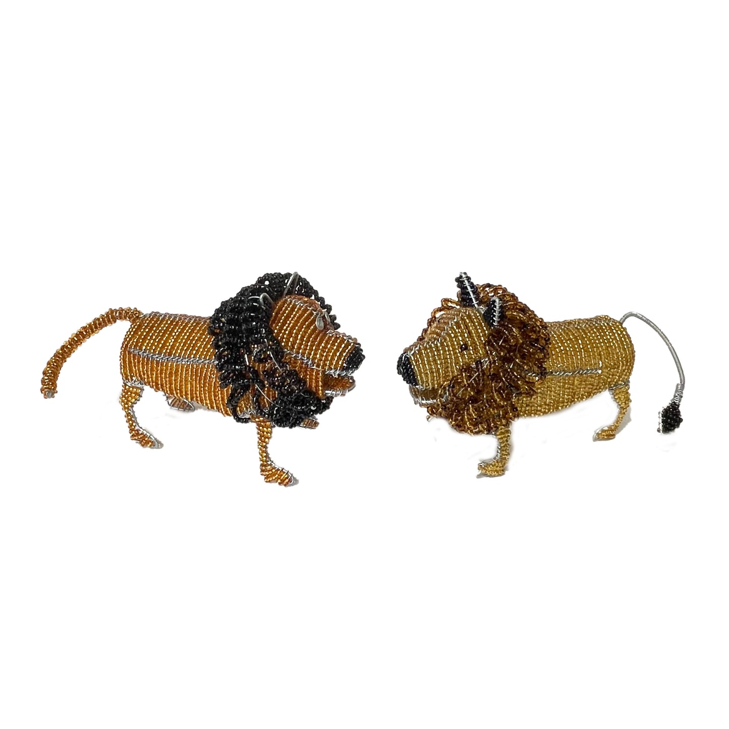 Beaded Lion Ornament