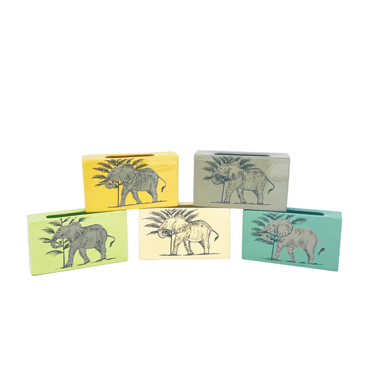 Large Matchbox Cover Elephant-various colours