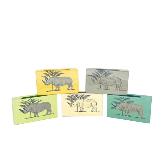 Large Matchbox Cover Rhino -various colours