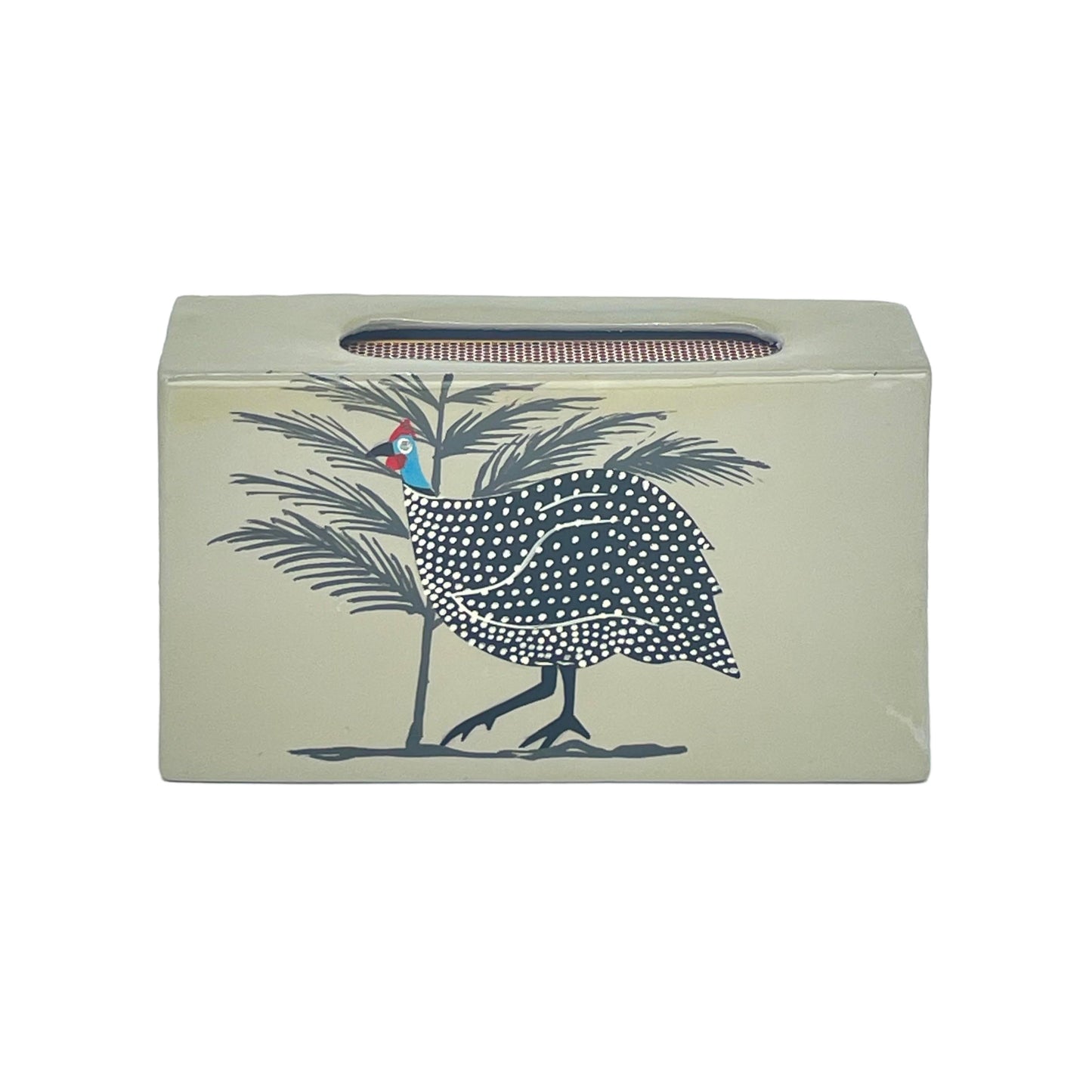 Large Matchbox Cover Guinea Fowl-various colours