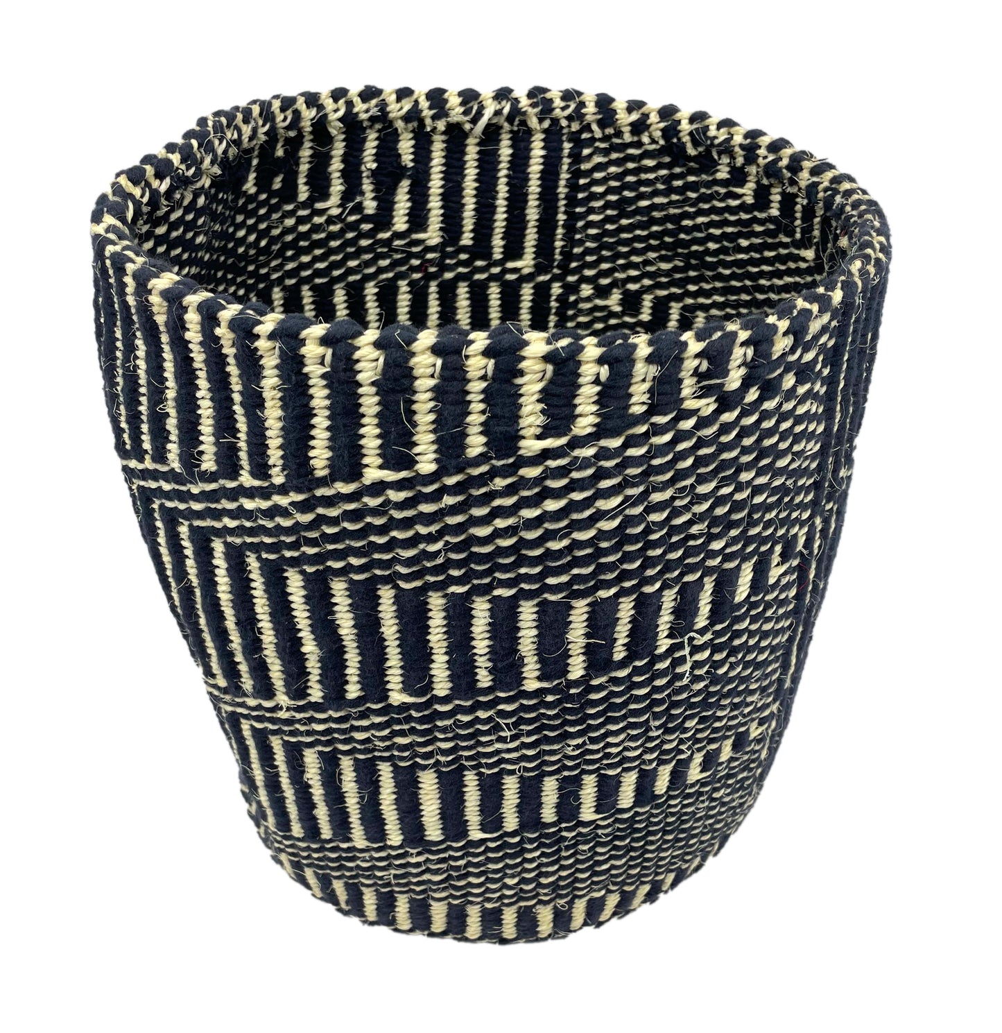 Large Sisal Flag Pattern Basket Bin/Containers