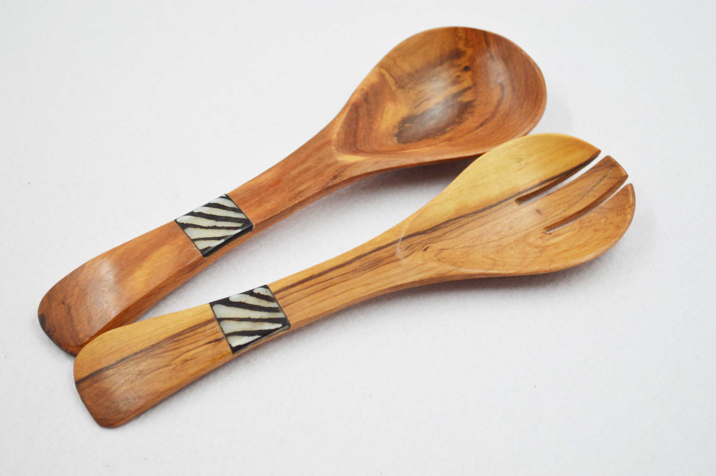 Olive Wood Salad Server