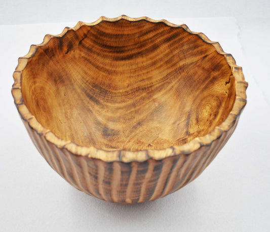 Jacaranda Wood hand carved Salad bowls(Large & Medium)