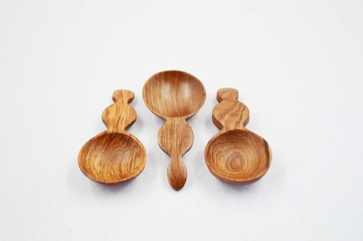 Olive wood small fork & spoons