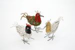Beaded Chicken Ornament