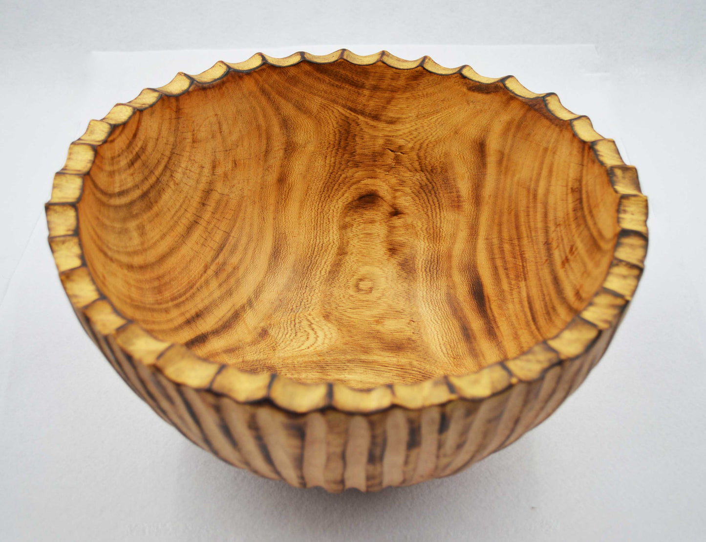 Jacaranda Wood hand carved Salad bowls(Large & Medium)