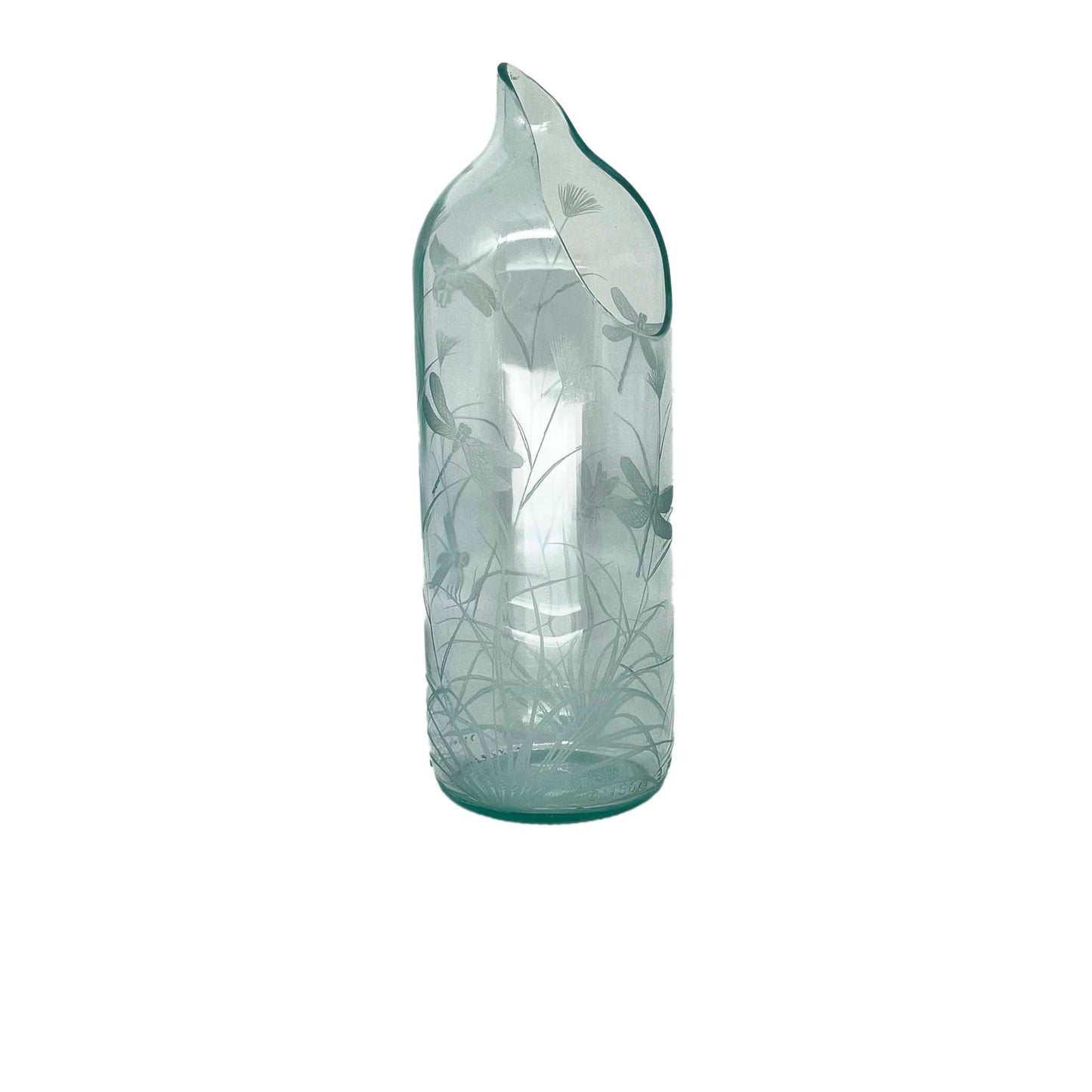 Hand Engraved Bottle Jugs with Dragonfly