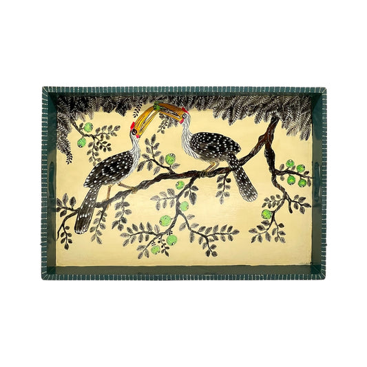 Naive Art Tray - Ex Large - Hornbill