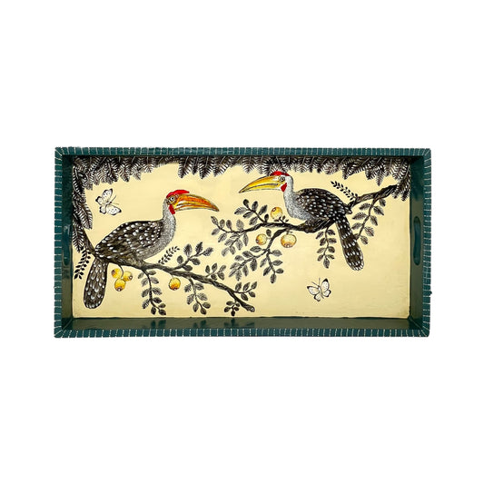 Naive Art Tray - Ex Long -Hornbill
