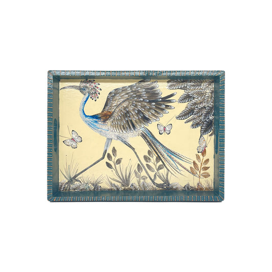 Naive Art Tray-Crane