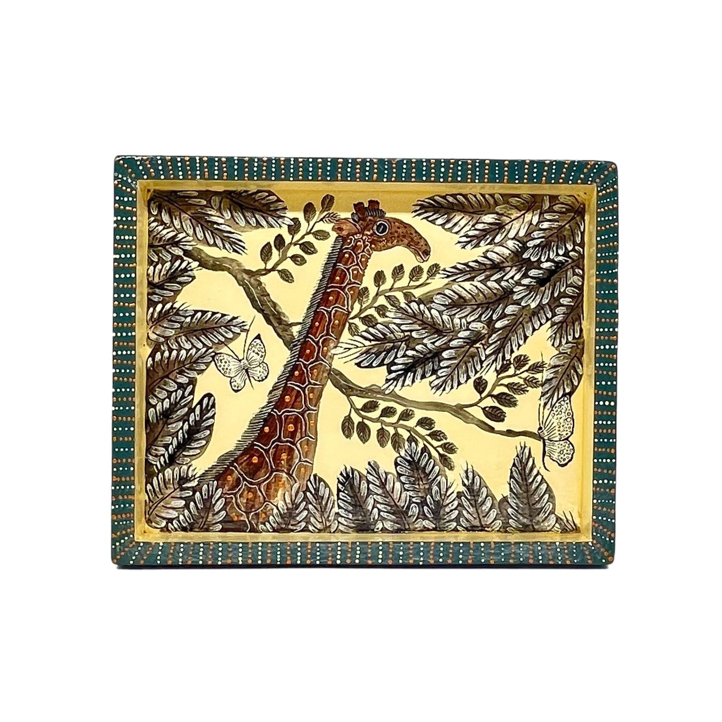 Naive Art Tray Small Single Giraffe