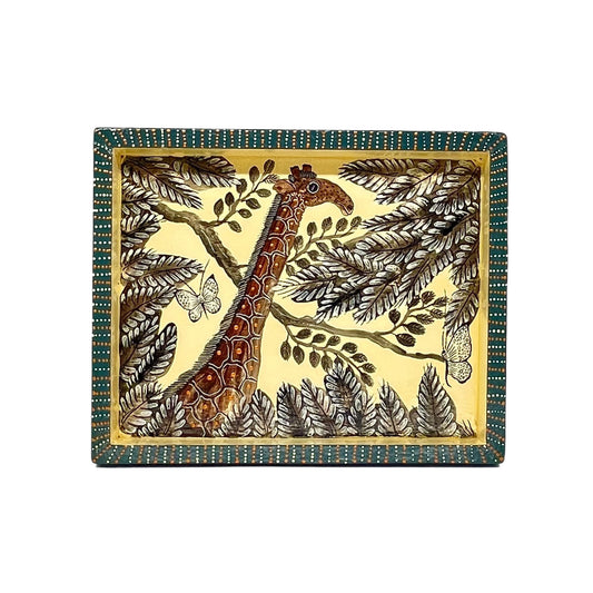 Naive Art Tray Small Single Giraffe